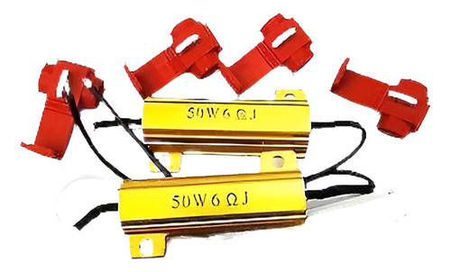 2 X 3156 7440 1157 1156 Ba15s Led Carga Resistor Ecualizador 0