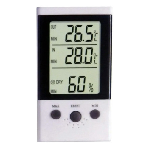 Termometro Digital Modelo Dt-3 2 Temperaturas Y Humedad 0