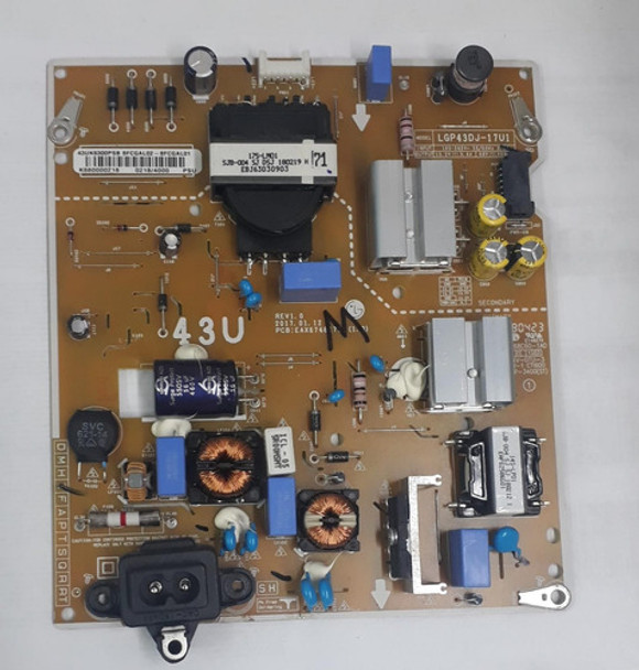 Placa Fuente Tv LG 43uk6300 Eax674867701 0