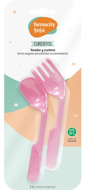 Cubiertos Farmacity Bebé Cuchara Y Tenedor 0