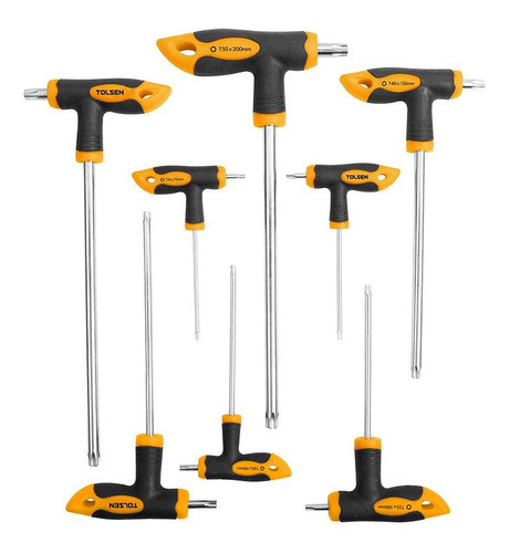 Llaves Kit Torx Tipo T Profesional Larga Llave Estrella X8 0