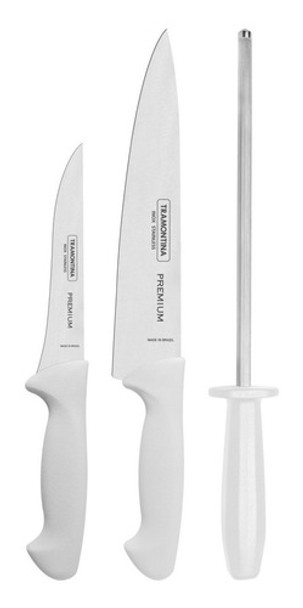 Set Cuchilla Tramontina Con Afilador 3 Piezas 0