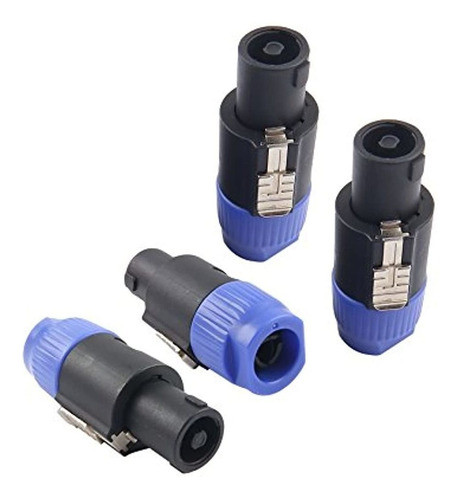Devinal Conectores De Adaptador De Altavoz De 4 Polos Plug D 0