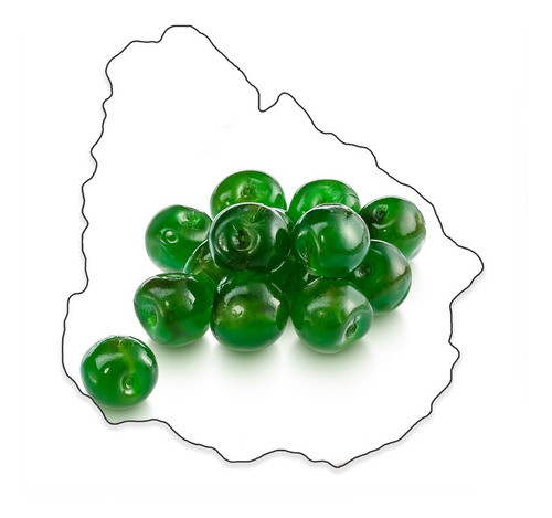 Cerezas Escurridas Verdes Enteras 500g - Oferta - Envios 0