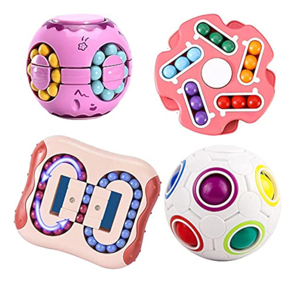 Paquete De 4 Juguetes Giratorios Para La Ansiedad, 0