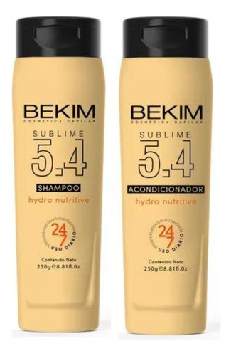 Shampoo X 250 Ml + Acondicionador X 250 Ml Sublime Bekim 0