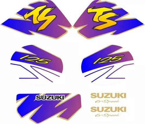 Calcos Suzuki Ts 125 0