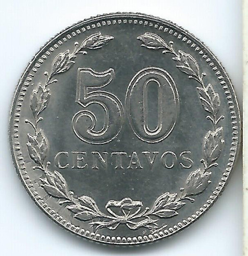 Moneda  De  Argentina  50  Centavos  1.941  Sin  Circular 0