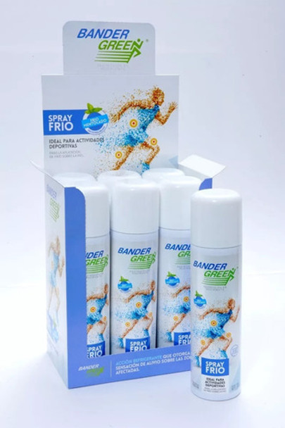 Spray Frio Bander Green Mentolado Golpes Y Lesiones Deportes 0 Spray Frio Bander Green Mentolado Golpes Y Lesiones Deportes 0
