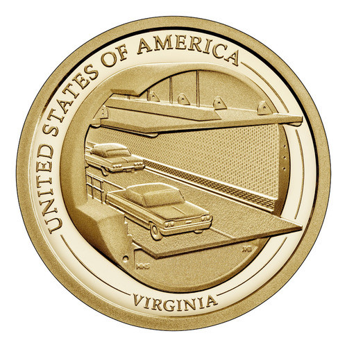Estados Unidos 1 Dolar Innovation 2021 P - Virginia 0