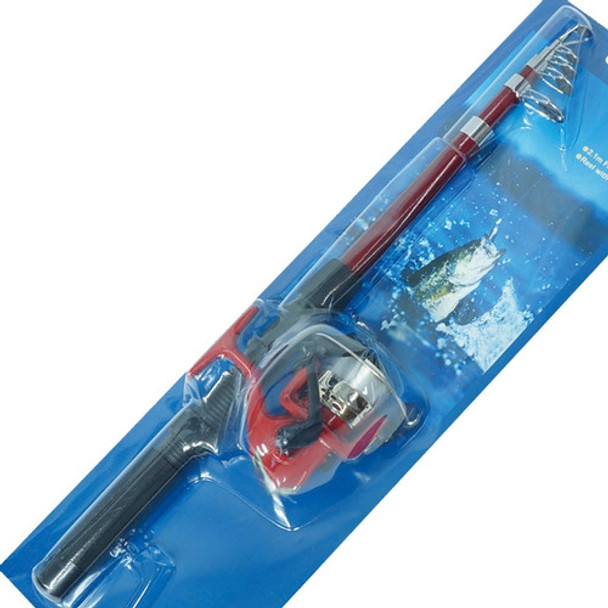 Combo Pesca Niño Caña Telescopica 2,10 Reel Metálico Env Cuo 0