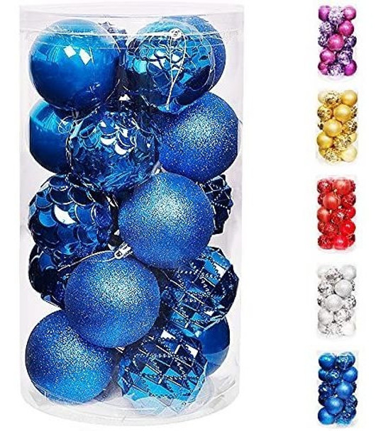 Bolas Para Arbol Navidad -packx 20u. De 8cm./azul 0 Bolas Para Arbol Navidad -packx 20u. De 8cm./azul 0
