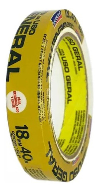Cinta De Papel Blanca Enmascarar Pintor 18 Mm X 40m Doble A 0
