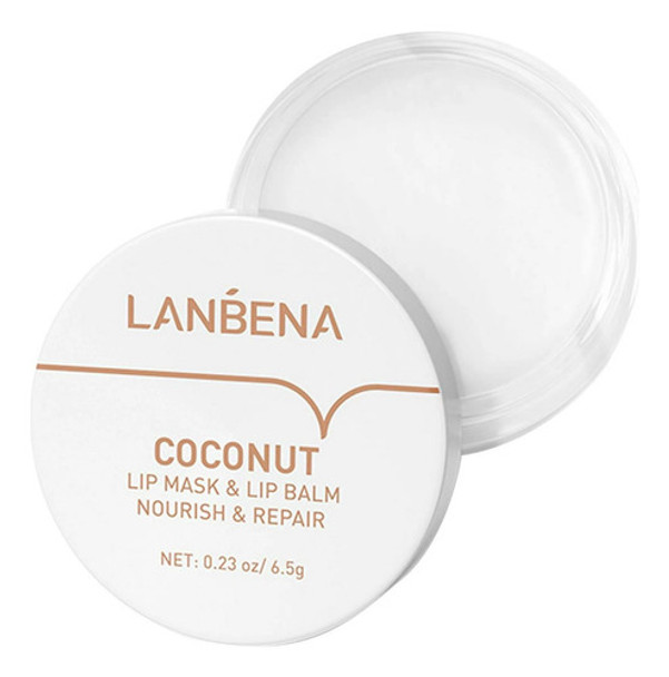 Balsamo Labial Aceite De Coco Hidratante Volumen Reparador 0