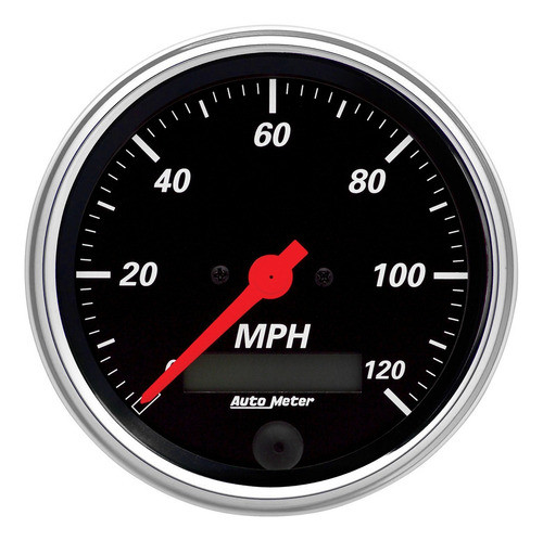 Auto Meter 1480 - Velocmetro Programable Elctrico Negro, 3.3 0
