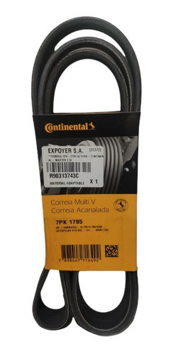 Correa Poliv Continental 7pk 1795 0