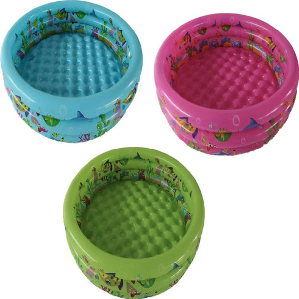 Pileta Inflable Redonda Infantil Animales 90cm In43 0