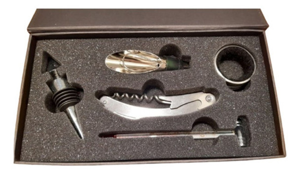 Set Accesorios De Vino X5 C/estuche 0