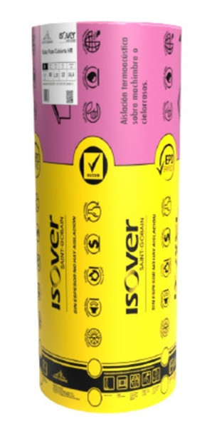 Lana De Vidrio Rolac Plata 50 Mm Isover 0 Lana De Vidrio Rolac Plata 50 Mm Isover 0