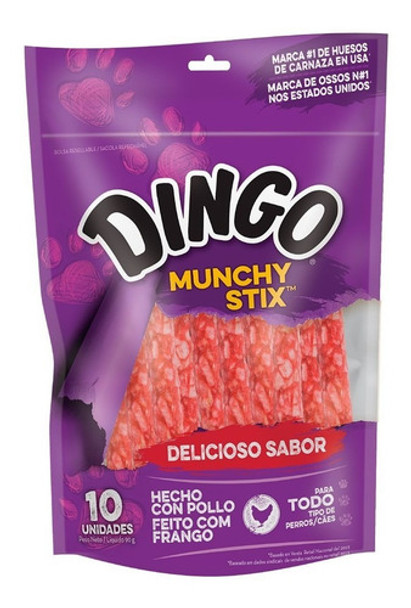 Dingo Munchy Stick Golosina Perros 10und 0