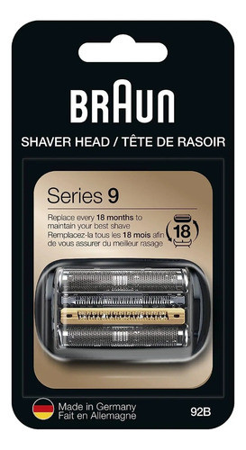 Repuesto Braun 92b 92s Black Original Blíster Aleman 0