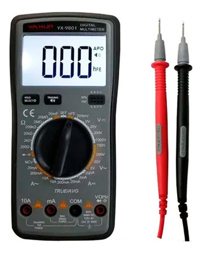 Ya Xun Digital Multimeter Tester YX-9801 True RMS