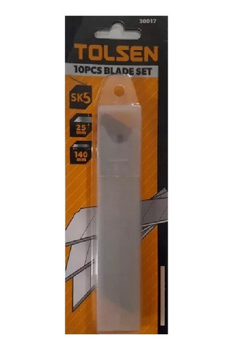 Hojas De Trincheta Tolsen X10 25mm Ft 0