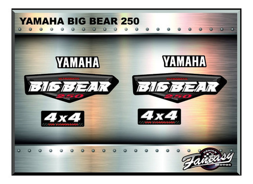 Calcos Yamaha Big Bear 250 4x4 0