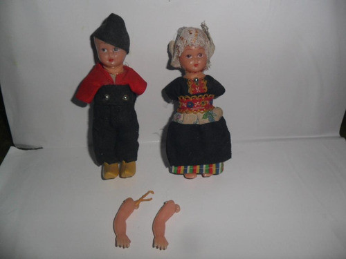 Muñeco Holandesa Muñeca Zueco Zapatito Miniatura Regional 0