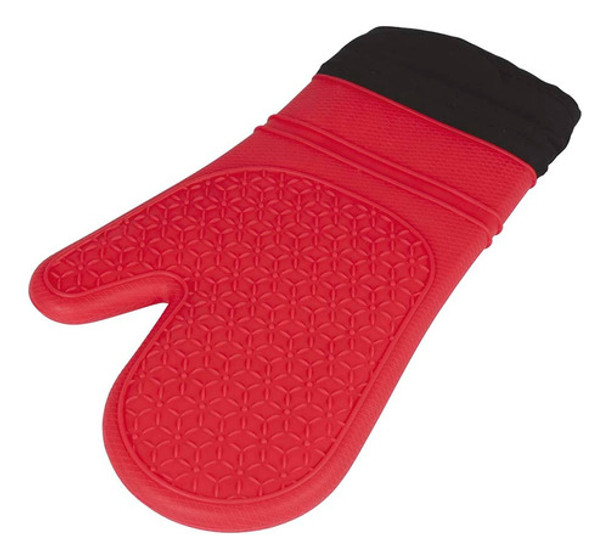 Guante Térmico De Silicona Manga Larga Rojo Mor 0