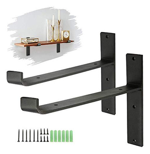 Soportes Metálicos Estantes De Pared, 8 Pulgadas De La... 0