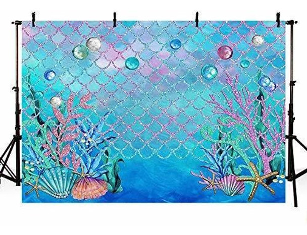 Mehofoto - Fondo De Fotos Con Diseño De Sirena Para Decorac 0