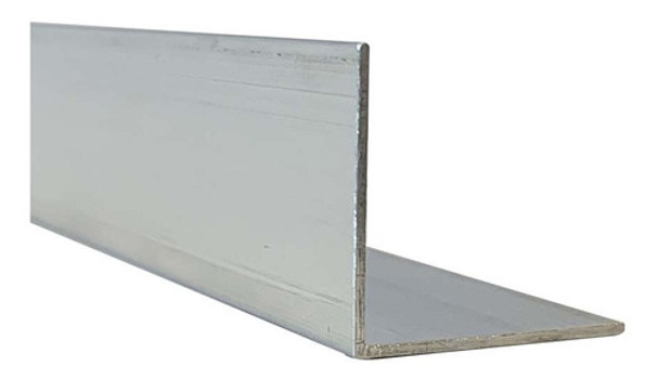 Perfil De Aluminio Angulo 25x25 Mm Natural X 3 Metros 0