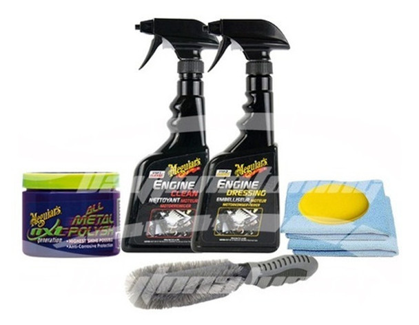 Kit Limpia Motor, Abrillantado+cepillo Llanta,auto,moto,bici 0