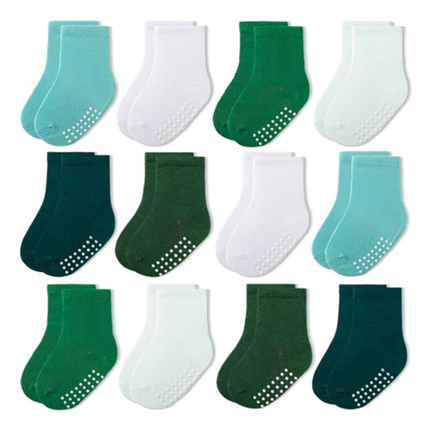 Pack De 12 Calcetines Jakidar Para Bebés, De Algodón, Redond 0 Pack De 12 Calcetines Jakidar Para Bebés, De Algodón, Redond 0