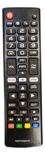 Control Remoto Led Smart Tv Compatible Con LG Akb75095315 0