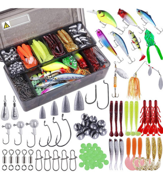 Kit Accesorios D/pesca Plusinno Señuelo Tackle 189 Pcs 0