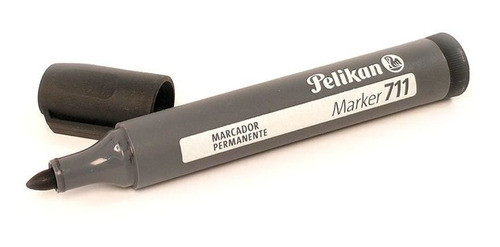 Marcador Permanente Punta Redonda Negro Pelikan 711 0