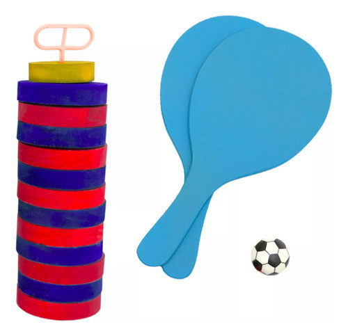 Juego Set De Paletas Y Tejo De Playa 0