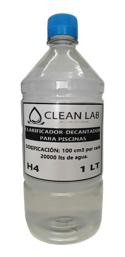 Clarificador Decantador Floculante 1 Litro Piletas Clean Lab 0