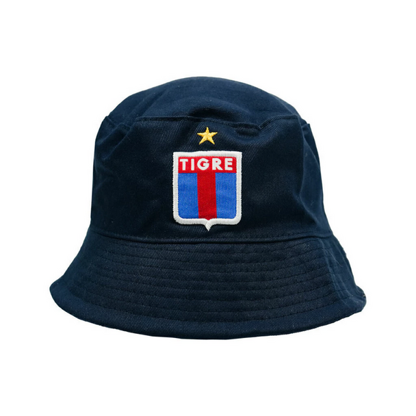 Club Atlético Tigre Bucket Hat – Piluso 1902 with Embroidered Crest Club Atlético Tigre Bucket Hat – Piluso 1902 with Embroidered Crest