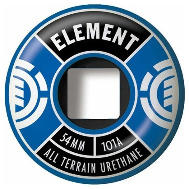 Ruedas Para Skate Element Divided Blue 54mm 101a 0