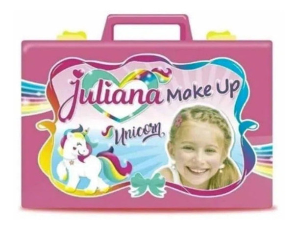 Juguete Valija Juliana Make Up Unicorn Pinturas Accesorios 0