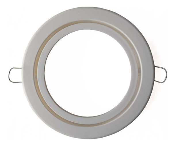 Spot Embutir De Pvc Redondo Blanco Para Dicroica Ar111 0 Spot Embutir De Pvc Redondo Blanco Para Dicroica Ar111 0