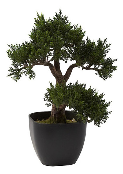 Árbol Artificial De Bonsái De Cedro 4966 Casi Natural, 15 Pu 0