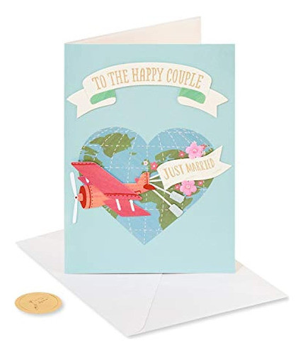 Tarjeta De Boda Papyrus (vuelo De Recién Casados) 0