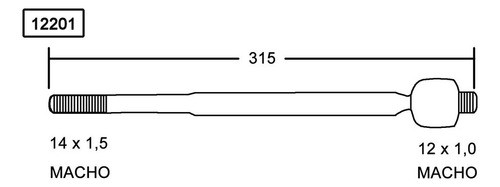 Mate Direccion (dir/hid) Gsp Renault Express 89-00 0