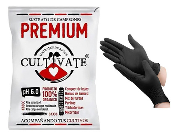 Sustrato Cultivate Premium 80lts Incluye Guantes De Regalo 0