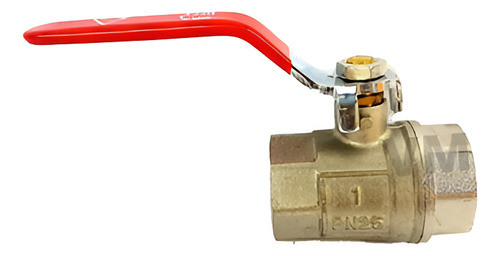 Valvula De Paso Llave Esferica Bronce 1 Pulgada 0