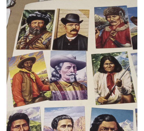 20 Tarjetas Postales Far West. Lejano Oeste. Sin Uso 0